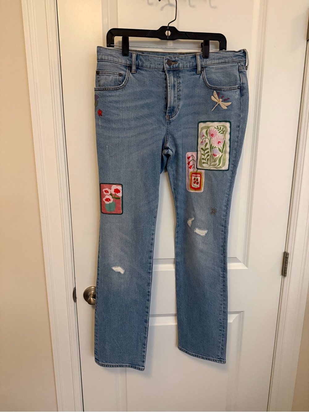 Johnny Was The Straight Leg Boyfriend Jean-Fleur Size 28